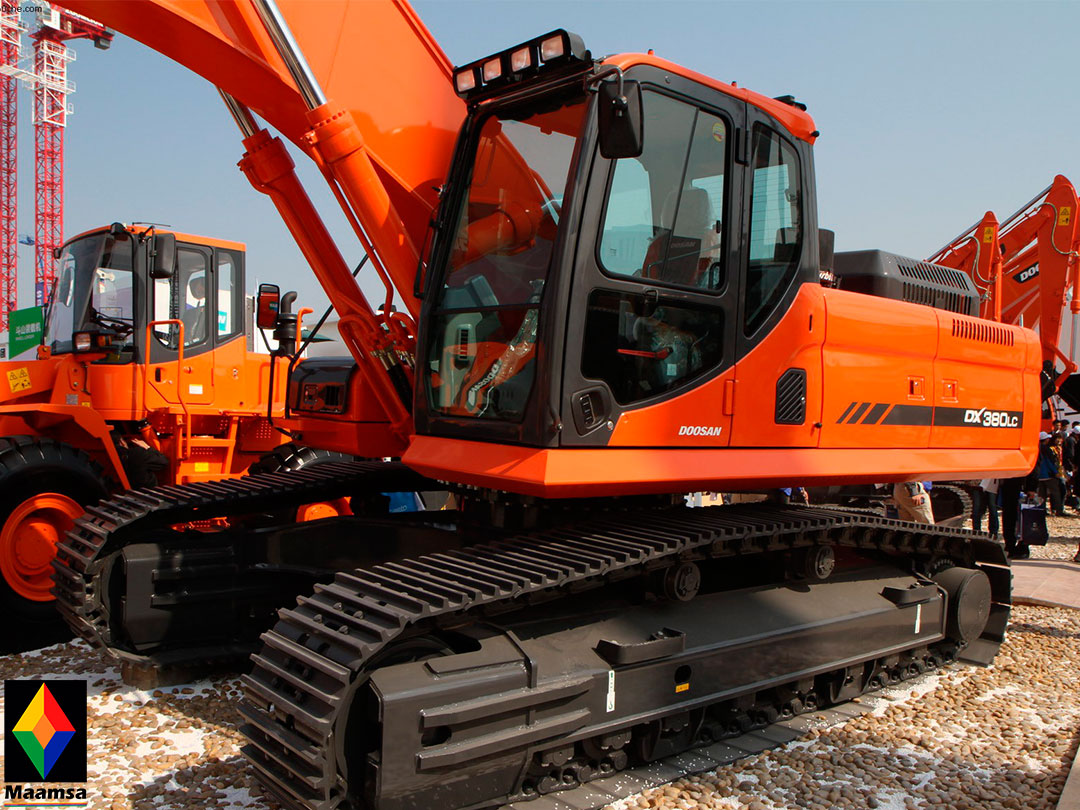 Modello In Metallo DOOSAN DX380LC-9C Escavatore Cingolato In Scala 1/50 - Modello Precostruito Dettagliato Per Collezionisti Adulti